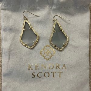 Kendra Scott Alex Earrings Gray